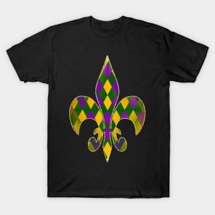 Harlequin Mardi Gras T-Shirt